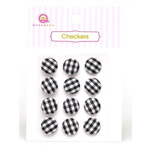 Queen and Company - Checkers - Black