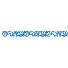 Queen and Company - Self Adhesive Felt Fusion Border - Classic Scroll - Blue