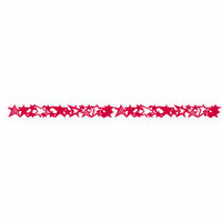 Queen and Company - Self Adhesive Felt Fusion Border - Stars - Red