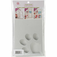 Queen and Company - Foam Front - Shaker Kit - Paw Print