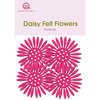 Queen and Company - Felt Flowers - Daisies - Hot Pink, CLEARANCE