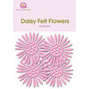 Queen and Company - Felt Flowers - Daisies - Pink, CLEARANCE