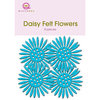 Queen and Company - Felt Flowers - Daisies - Blue