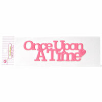 Queen and Company - Magic Collection - Headliners - Self Adhesive Epoxy Title - Once Upon A Time