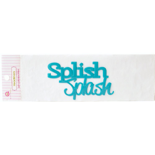 Queen and Company - Headliners - Self Adhesive Epoxy Title - Summer Splish Splash