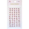 Queen and Company - Bling - Self Adhesive Rhinestones - Iridescent Bubbles - Pink