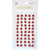 Queen and Company - Bling - Self Adhesive Rhinestones - Iridescent Bubbles - Red