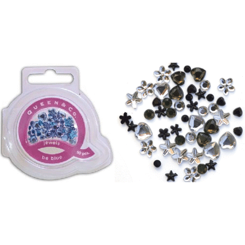 Queen and Company - Jewels - 50 pieces - Bold Black