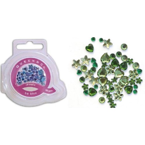 Queen and Company - Jewels - 50 pieces - Go Green, CLEARANCE