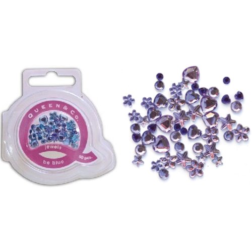 Queen and Company - Jewels - 50 pieces - Pure Purple, CLEARANCE