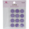 Queen and Company - Bling - Self Adhesive Petite Lollies - Purple