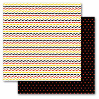 Queen and Company - Magic Collection - 12 x 12 Double Sided Paper - Magic Zig Zag