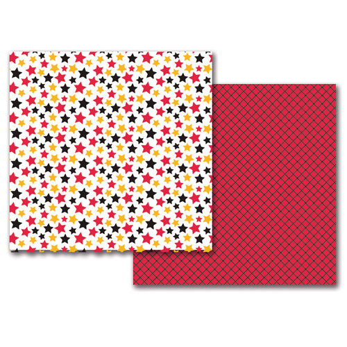 Queen and Company - Magic Collection - 12 x 12 Double Sided Paper - Magic Stars
