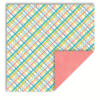 Queen and Company - Summer Collection - 12 x 12 Double Sided Paper - Plaid