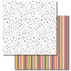 Queen and Company - Magic Millennium Collection - 12 x 12 Double Sided Paper - Stripes