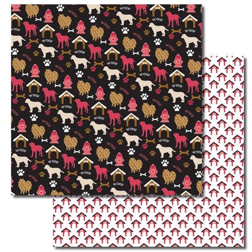 Queen and Company - Pets Collection - 12 x 12 Double Sided Paper - Dog House