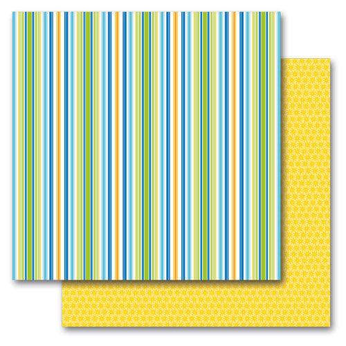 Queen and Company - Summer Collection - 12 x 12 Double Sided Paper - Summer Stars