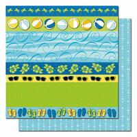 Queen and Company - Summer Fun Collection - 12 x 12 Double Sided Paper - Combo