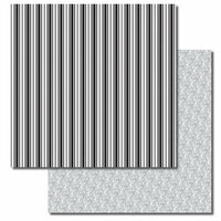 Queen and Company - Formal Collection - 12 x 12 Double Sided Paper - Stripes