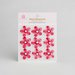 Queen and Company - Self Adhesive Pearl Blossoms - Red