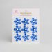 Queen and Company - Self Adhesive Pearl Blossoms - Blue