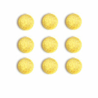 Queen and Company - Candy Shoppe Collection - Pom Poms - Lemon Drop