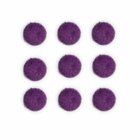 Queen and Company - Candy Shoppe Collection - Pom Poms - Grape Ape