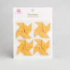 Queen and Company - Self Adhesive Paper Pinwheels - Lemon Drop