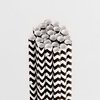 Queen and Company - Perfect Party Collection - Drinking Straws - Chevron - Licorice