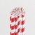 Queen and Company - Perfect Party Collection - Drinking Straws - Stripe - Cherry Bomb