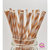 Queen and Company - Stylish Stix - Paper Straws - White Stripe