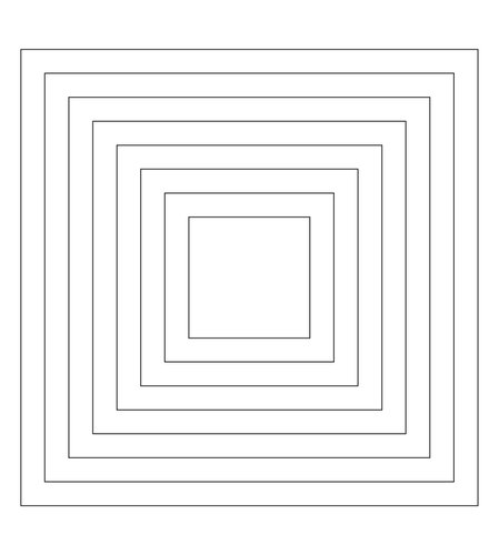 Queen and Co Square Shaker Frame Kit