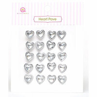 Queen and Company - Heart Pave - Clear