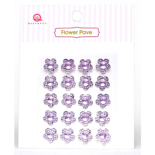 Queen and Company - Flower Pave - Purple