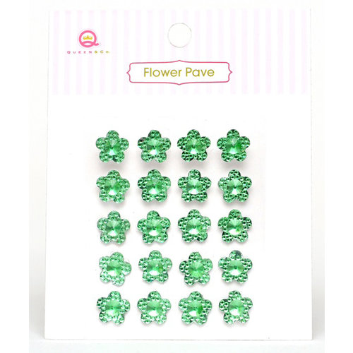 Queen and Company - Flower Pave - Green