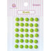 Queen and Company - Bling - Self Adhesive Rhinestones - Rivets - Green