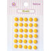 Queen and Company - Bling - Self Adhesive Rhinestones - Rivets - Yellow