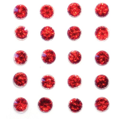 Queen and Company - Bling - Self Adhesive Stones - Berry Red