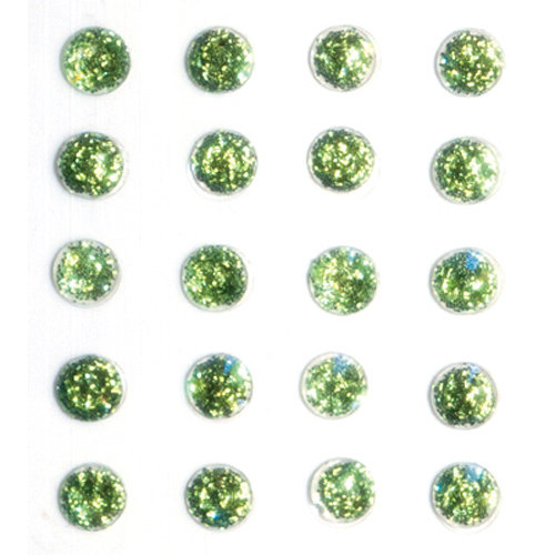 Queen and Company - Bling - Self Adhesive Stones - Grass Green