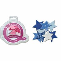 Queen and Company - Bold Star Brads - 8 pieces - Be Blue