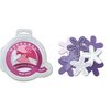 Queen and Company - Bold Flower Brads - 8 pieces - Pure Purple, CLEARANCE