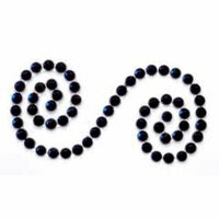Queen and Company - Bling - Self Adhesive Rhinestones - Scroll Black