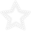 Queen and Company - Bling - Self Adhesive Rhinestones - Star - Clear