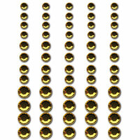 Queen and Company - Bling - Self Adhesive Rhinestones - Fools Gold, CLEARANCE