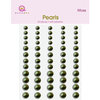 Queen and Company - Bling - Adhesive Pearls - Moss, CLEARANCE