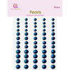 Queen and Company - Bling - Adhesive Pearls - Navy