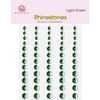 Queen and Company - Jewels - Adhesive Rhinestones - Green, CLEARANCE
