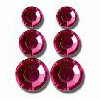 Queen and Company - Jewels - Adhesive Rhinestones - Dark Pink, CLEARANCE