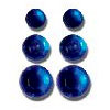 Queen and Company - Jewels - Adhesive Rhinestones - Dark Blue, CLEARANCE