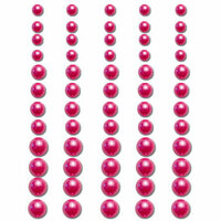 Queen and Company - Bling - Adhesive Pearls - Rose, CLEARANCE